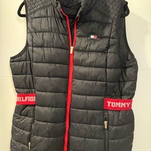 Tommy Hilfiger Black Vest with Red Details